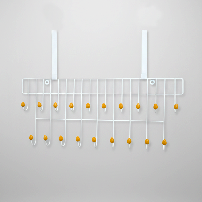 19 Hook Door Hanger (White)